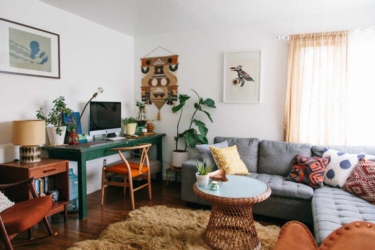 Apartment Therapy Desk In Living Room